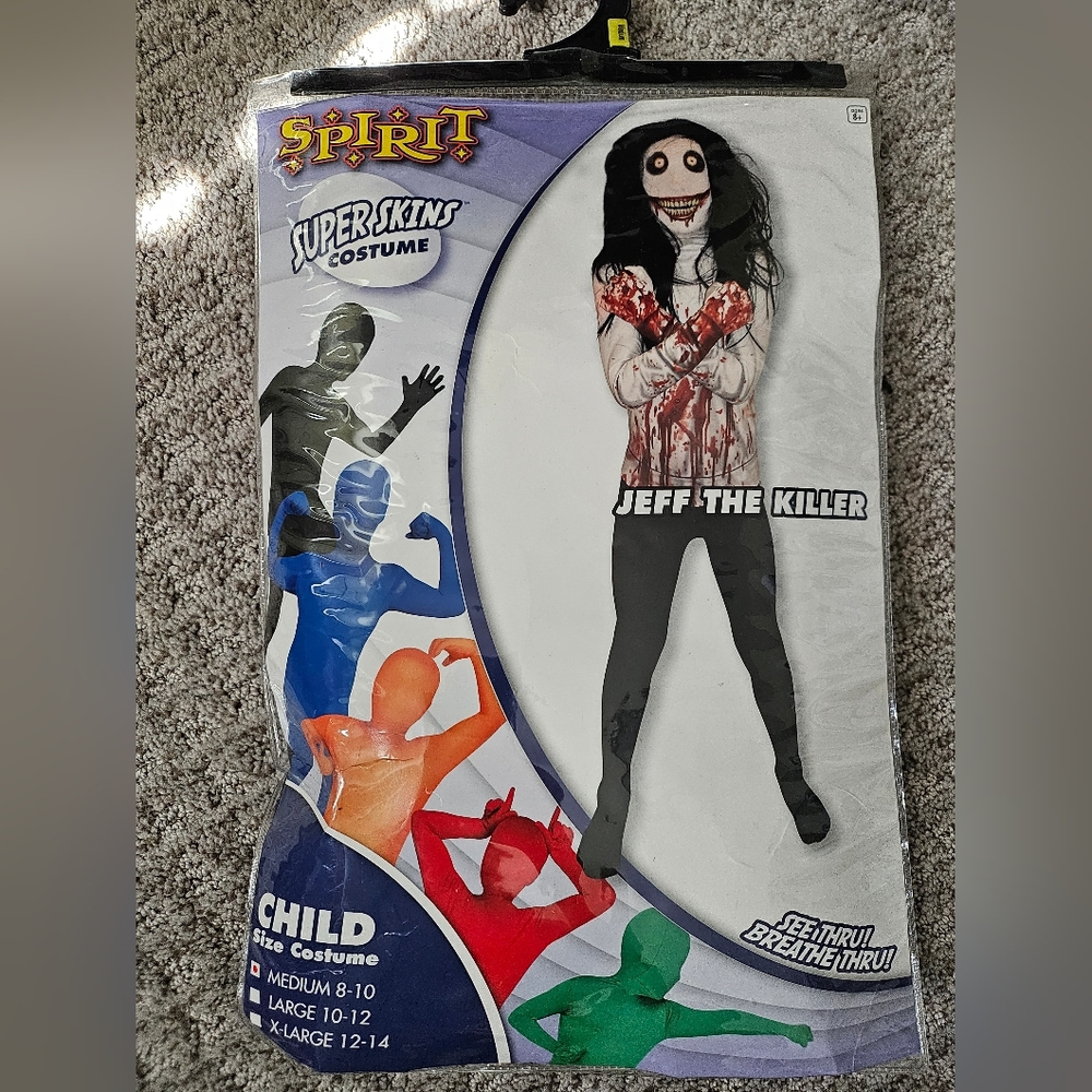 Jeff the Killer Super Skins Child Costume